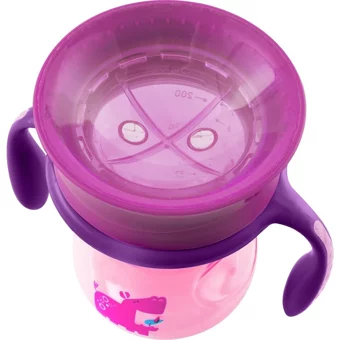 Chicco Kulpsuz 12+ Ay 200 ml Alıştırma Bardağı Pembe