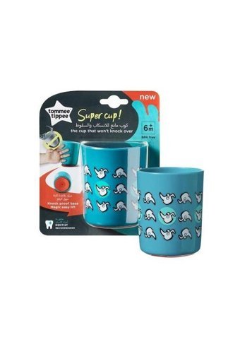 Tommee Tippee No Knock Yeşil Kulpsuz 6+ Ay 190 ml Alıştırma Bardağı Yeşil
