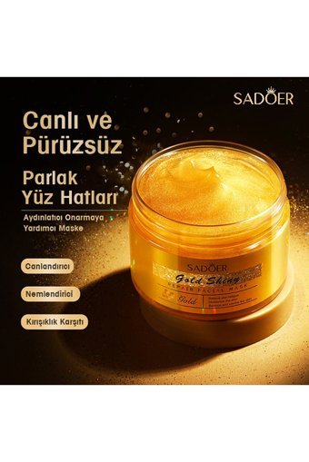 Sadoer Gold Nemlendiricili Jel Yüz Maskesi 120 gr