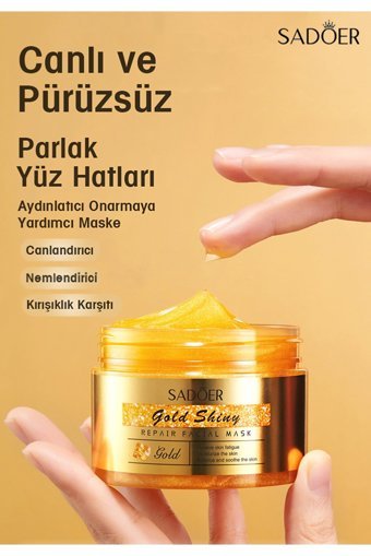 Sadoer Gold Nemlendiricili Jel Yüz Maskesi 120 gr