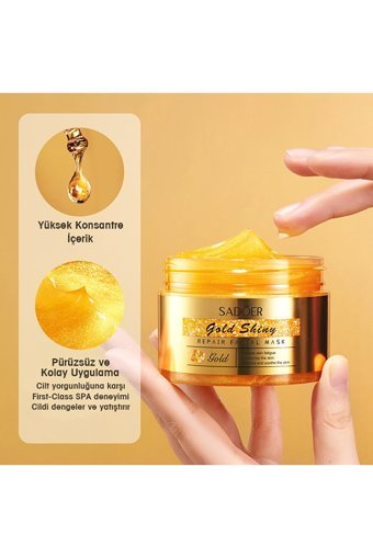 Sadoer Gold Nemlendiricili Jel Yüz Maskesi 120 gr