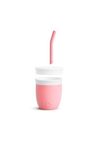 Munchkin Pipetli Kulpsuz 6+ Ay 118 ml Alıştırma Bardağı Pembe