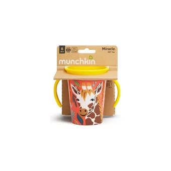 Munchkin Akıtmaz Kulplu 6+ Ay 177 ml Alıştırma Bardağı Turuncu