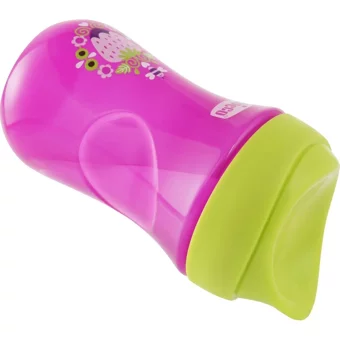 Chicco Pipetli Akıtmaz Kulpsuz 12+ Ay 300 ml Alıştırma Bardağı Pembe