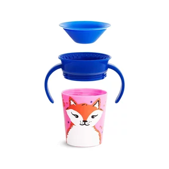 Munchkin Akıtmaz Kulplu 6+ Ay 177 ml Alıştırma Bardağı Pembe