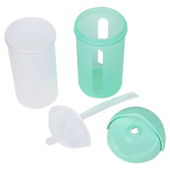 Boon Pipetli Akıtmaz Kulpsuz 225 ml Alıştırma Bardağı Mavi