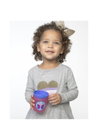 Skip Hop Kulpsuz 18+ Ay 207 ml Alıştırma Bardağı Pembe