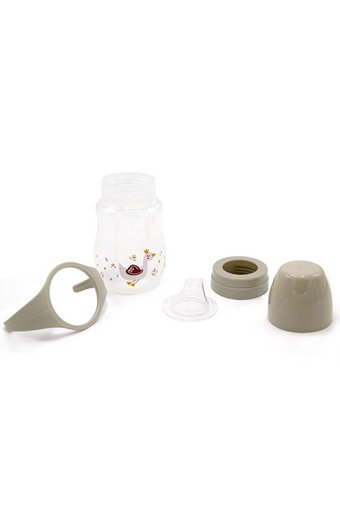 Babyjem Akıtmaz Kulplu 6+ Ay 250 ml Alıştırma Bardağı Vizon