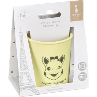 Sophie La Girafe Kulpsuz 6+ Ay 150 ml Alıştırma Bardağı Sarı