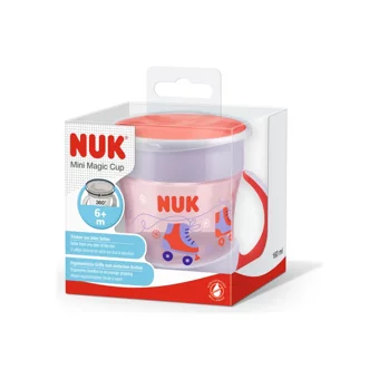 Nuk Akıtmaz Kulplu 160 ml Alıştırma Bardağı Turuncu