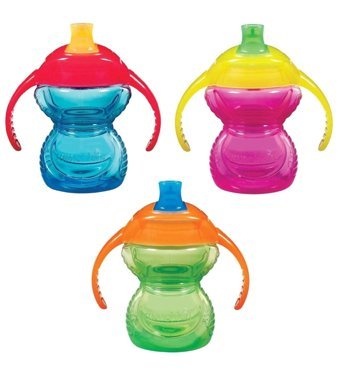 Munchkin Pa055 Akıtmaz Kulplu 237 ml Alıştırma Bardağı Pembe