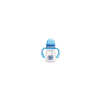 Baby Time Bt 250 Pipetli Akıtmaz Kulplu 250 ml Alıştırma Bardağı Mavi