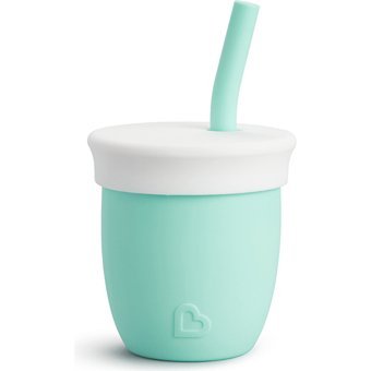Munchkin Pipetli Akıtmaz Kulpsuz 6+ Ay 112 ml Alıştırma Bardağı Yeşil