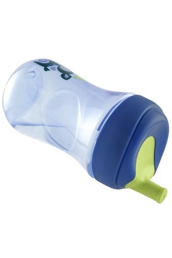 Chicco Pipetli Akıtmaz Kulpsuz 12+ Ay Alıştırma Bardağı Mavi