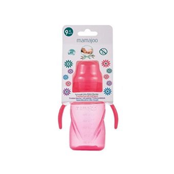 Mamajoo Akıtmaz Kulplu 9+ Ay 270 ml Alıştırma Bardağı Kırmızı