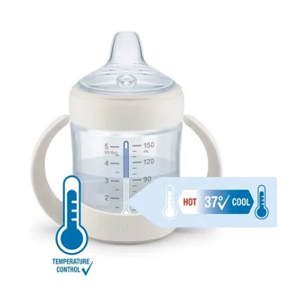 Nuk Akıtmaz Kulplu 6+ Ay 150 ml Alıştırma Bardağı Beyaz