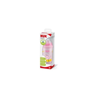 Nuk Pipetli Akıtmaz Kulpsuz 36+ Ay 300 ml Alıştırma Bardağı Pembe