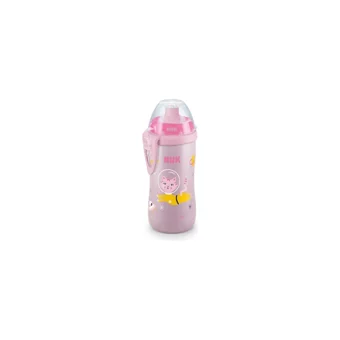 Nuk Pipetli Akıtmaz Kulpsuz 36+ Ay 300 ml Alıştırma Bardağı Pembe