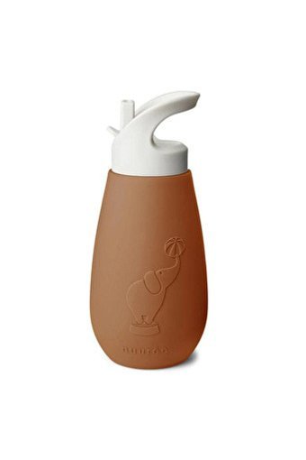 Nuuroo Pipetli Akıtmaz Kulpsuz 350 ml Alıştırma Bardağı Kahverengi