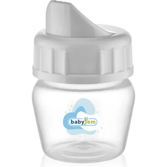 Baby Jem Kulpsuz 9+ Ay 30 ml Alıştırma Bardağı Gri