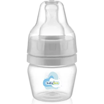 Baby Jem Kulpsuz 9+ Ay 30 ml Alıştırma Bardağı Gri