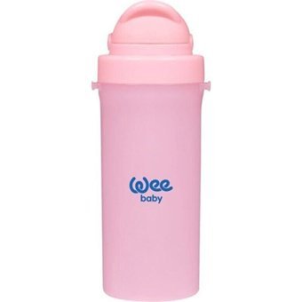 Wee Baby Pipetli Akıtmaz Kulpsuz 6+ Ay Alıştırma Bardağı Mavi