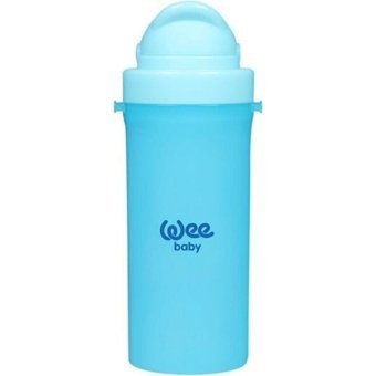 Wee Baby Pipetli Akıtmaz Kulpsuz 6+ Ay Alıştırma Bardağı Mavi
