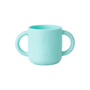 Wee Baby Kulplu 6+ Ay 160 ml Alıştırma Bardağı Mavi