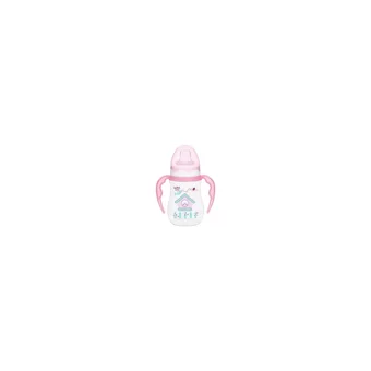 Wee Baby Akıtmaz Kulplu 6+ Ay 250 ml Alıştırma Bardağı Pembe