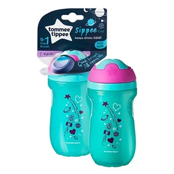 Tommee Tippee Pipetli Kulpsuz 12+ Ay Alıştırma Bardağı Mavi