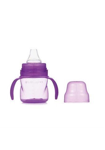 Mamajoo Akıtmaz Kulplu 6+ Ay 160 ml Alıştırma Bardağı Mor