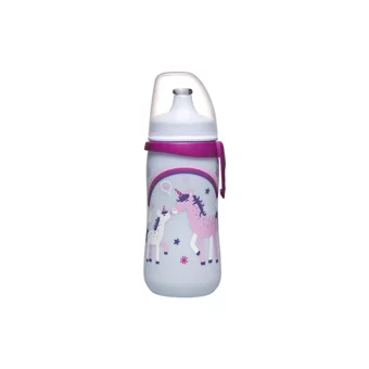 Nip Akıtmaz Kulpsuz 18+ Ay 330 ml Alıştırma Bardağı Gri