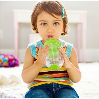 Munchkin Pipetli Kulpsuz 12+ Ay 296 ml Alıştırma Bardağı Yeşil