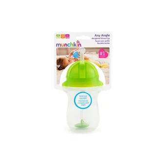 Munchkin Pipetli Kulpsuz 12+ Ay 296 ml Alıştırma Bardağı Yeşil