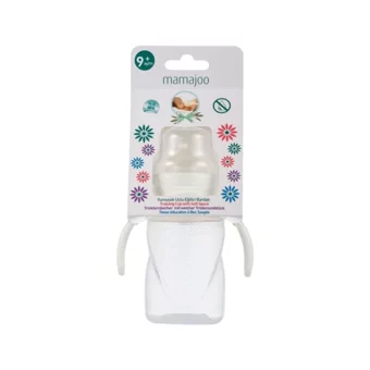 Mamajoo Akıtmaz Kulplu 6+ Ay 270 ml Alıştırma Bardağı Beyaz