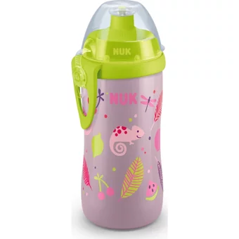 Nuk Akıtmaz Kulpsuz 300 ml Alıştırma Bardağı Pembe