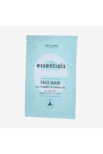 Oriflame Essentials E Vitaminli & Kanola Yağlı Nemlendiricili Krem Yüz Maskesi 1 ml+15 ml