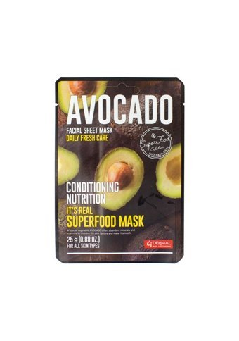 Dermal Avokado Özlü Nemlendiricili Kağıt Yüz Maskesi 5x25 gr