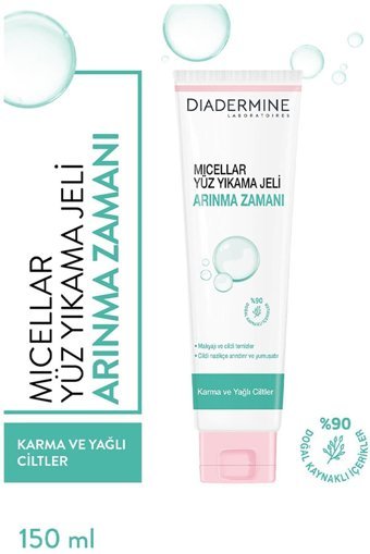 Diadermine Miceller Nemlendiricili Jel Yüz Maskesi 150 ml