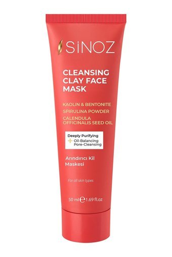 Sinoz Deeply Purifying Killi Krem Yüz Maskesi 50 ml