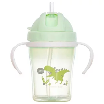 Stephen Joseph Pipetli Kulplu 6+ Ay 150 ml Alıştırma Bardağı Yeşil