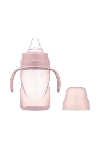 Mamajoo Akıtmaz Kulplu 9+ Ay 270 ml Alıştırma Bardağı Pembe