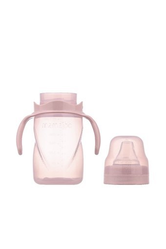 Mamajoo Akıtmaz Kulplu 9+ Ay 270 ml Alıştırma Bardağı Pembe