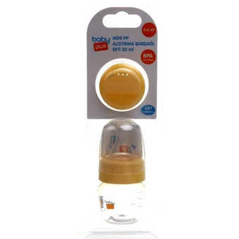 Baby Plus Kulpsuz 6+ Ay 30 ml Alıştırma Bardağı Sarı