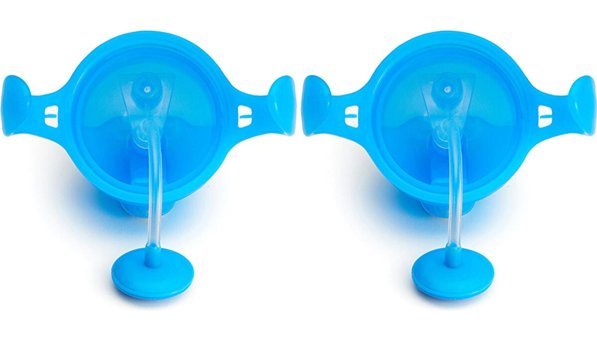Munchkin Pipetli Akıtmaz Kulplu 6+ Ay 207 ml Alıştırma Bardağı Mavi