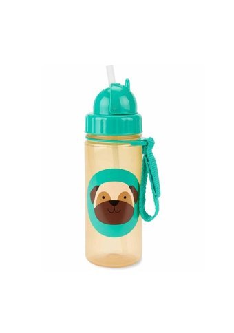 Skip Hop Pug Pipetli Kulpsuz 384 ml Alıştırma Bardağı Kahverengi
