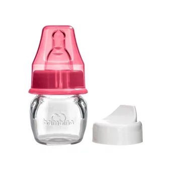 Bambino T037 Kulpsuz 0+ Ay 30 ml Alıştırma Bardağı Kırmızı