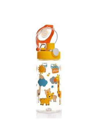 Baby Plus Akıtmaz Kulpsuz 500 ml Alıştırma Bardağı Sarı