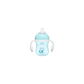 Chicco Pipetli Kulplu 4+ Ay 200 ml Alıştırma Bardağı Mavi