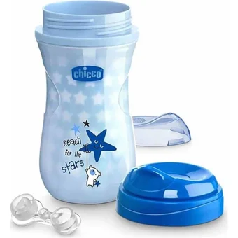 Chicco Kulpsuz 14+ Ay 260 ml Alıştırma Bardağı Mavi